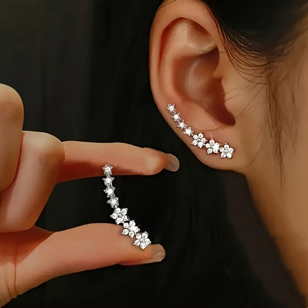 Boucles d'oreilles florales intemporelles
